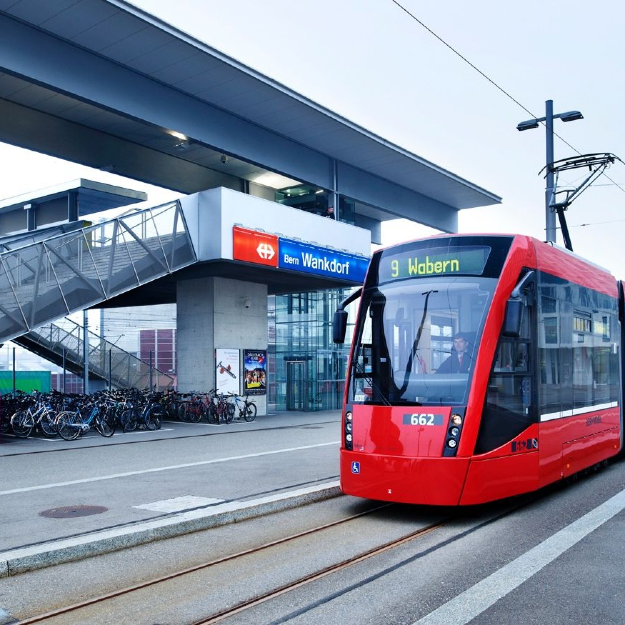 Bernmobil-Tram nach Wabern