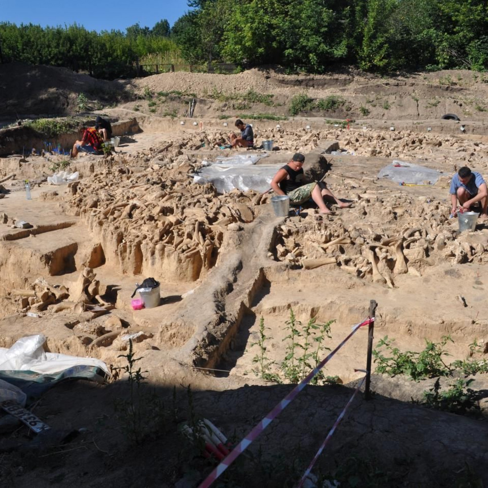 Ausgrabungsstätte "Kostenki 11" (Panorama)