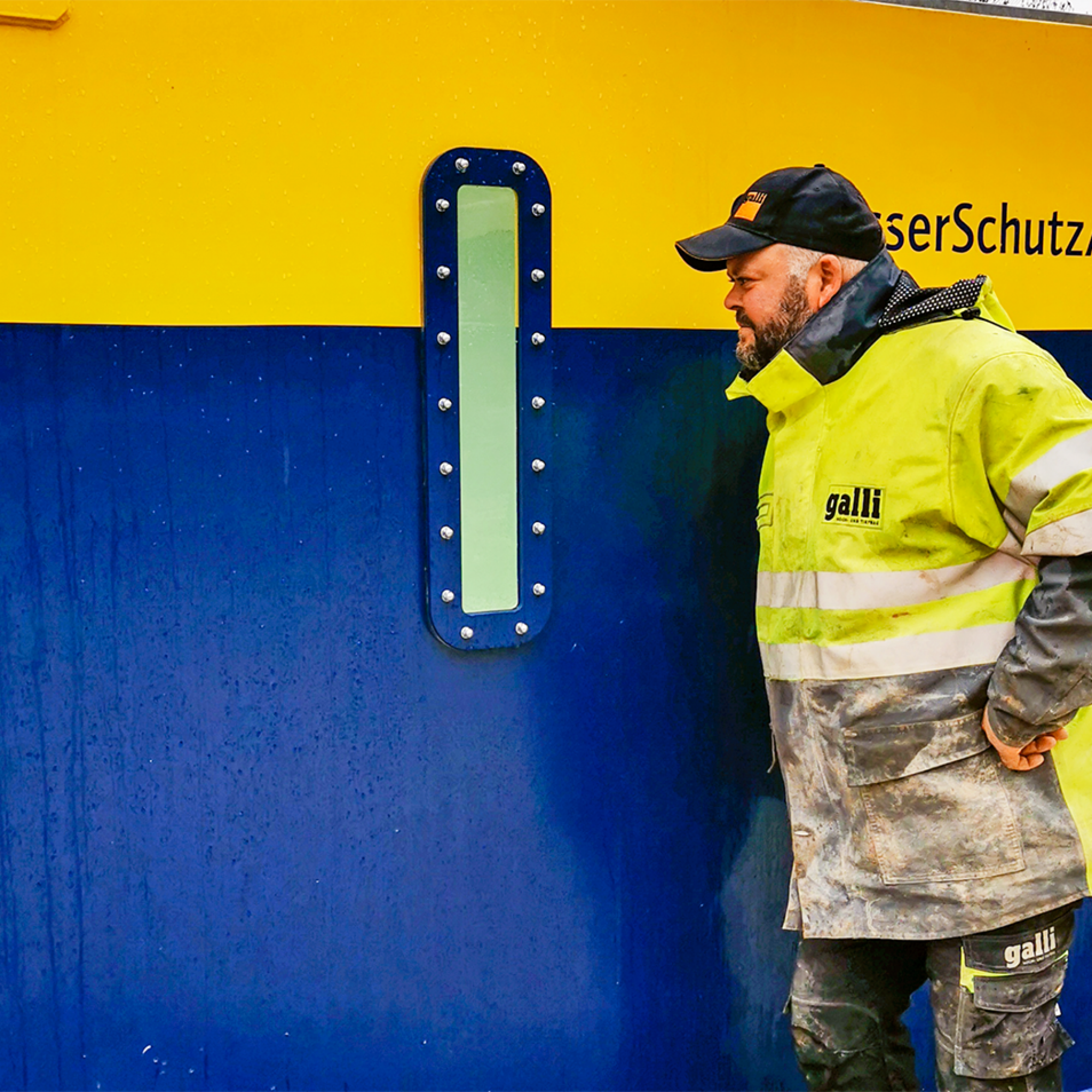 Adrian Meyer von der Firma Galli Hoch- und Tiefbau, Zuchwil