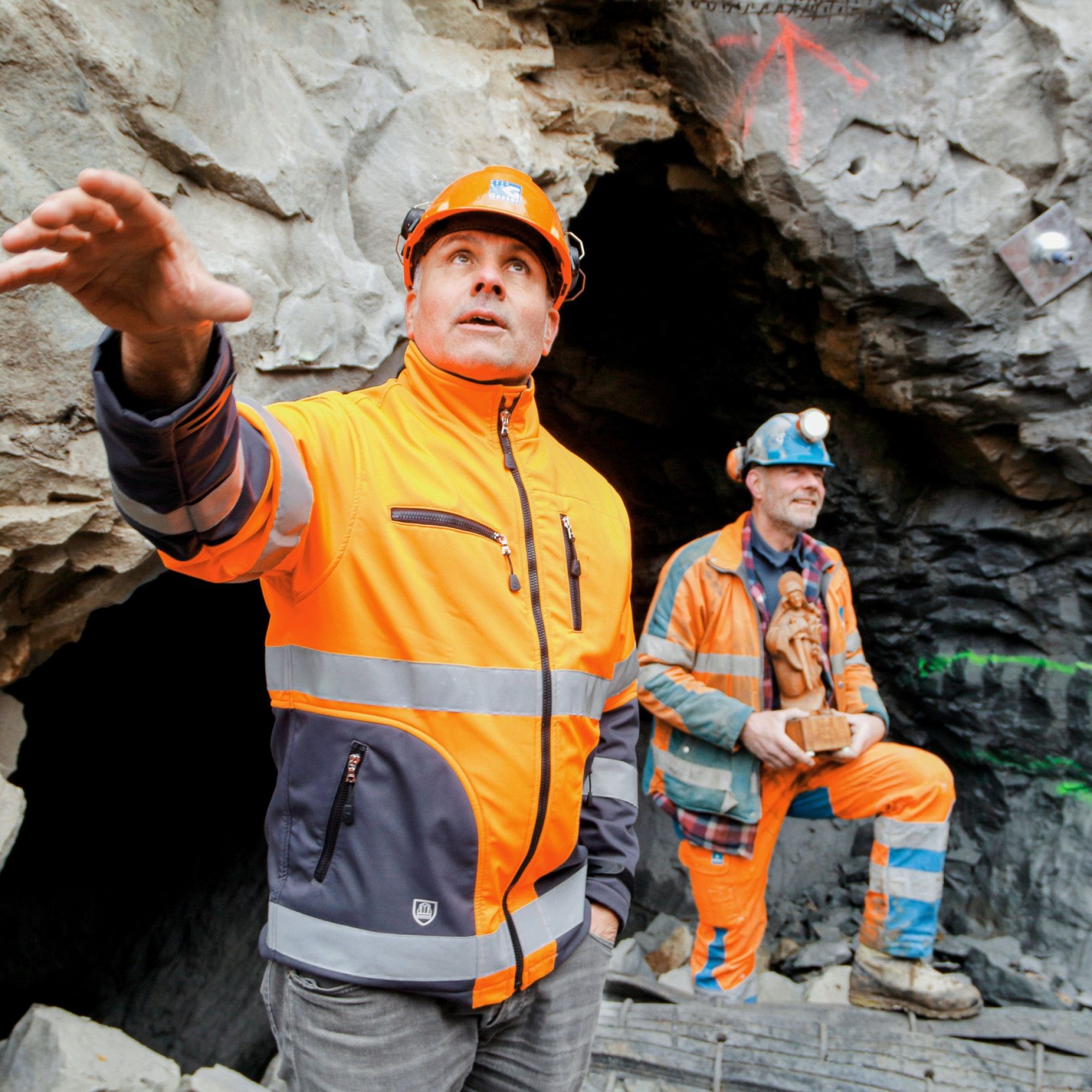 Gletschergarten-Direktor Andreas Burri (links) managt ein ansprungsvolles Bau- und Sanierungsprojekt.