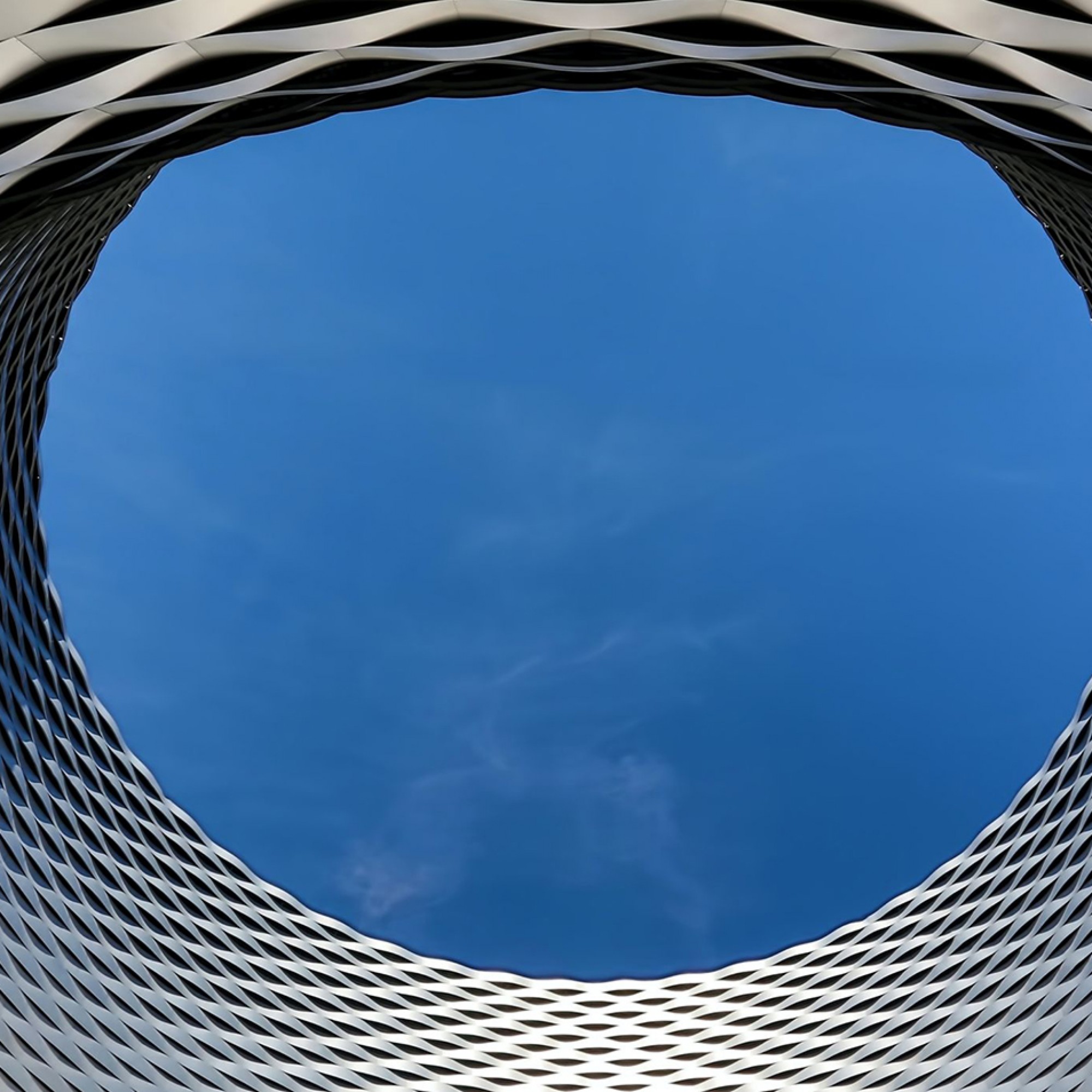 Fassade auf dem Messeplatz in Basel