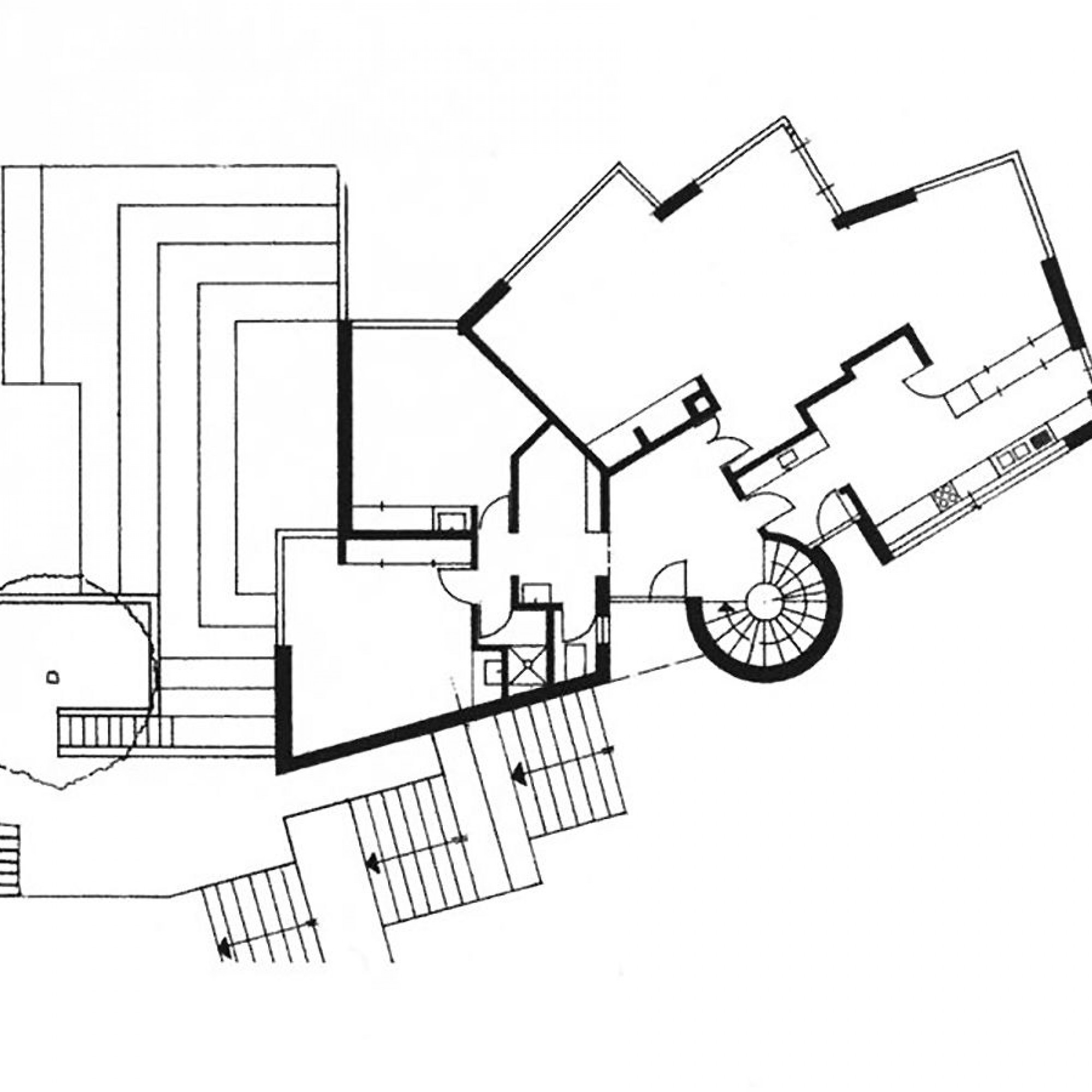 Plan Villa Gelpke-Engelhorn.