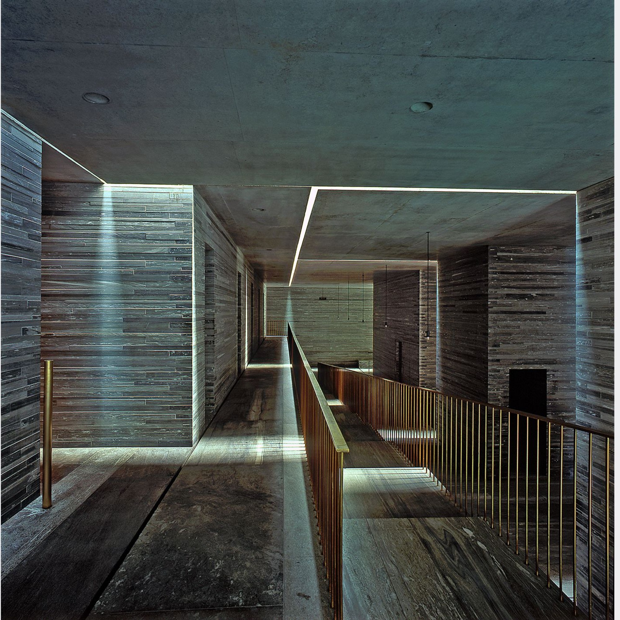 Innenraum, Therme Vals, Peter Zumthor.