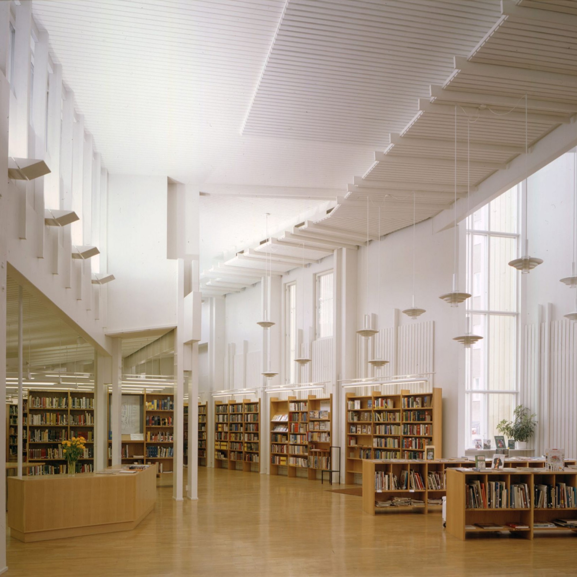 Vallila-Bibliothek in Helsinki, Innenaufnahme.