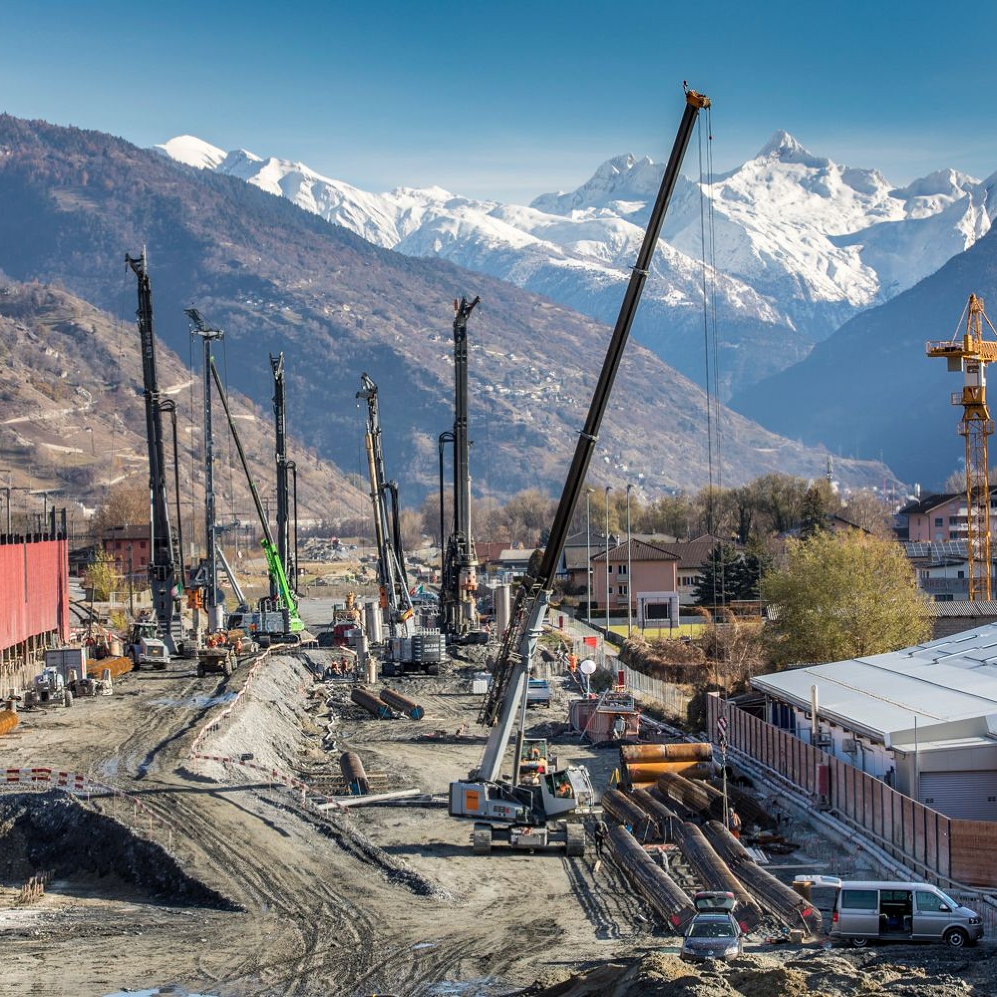 Baustelle GERA, Ghelma TIefbau AG