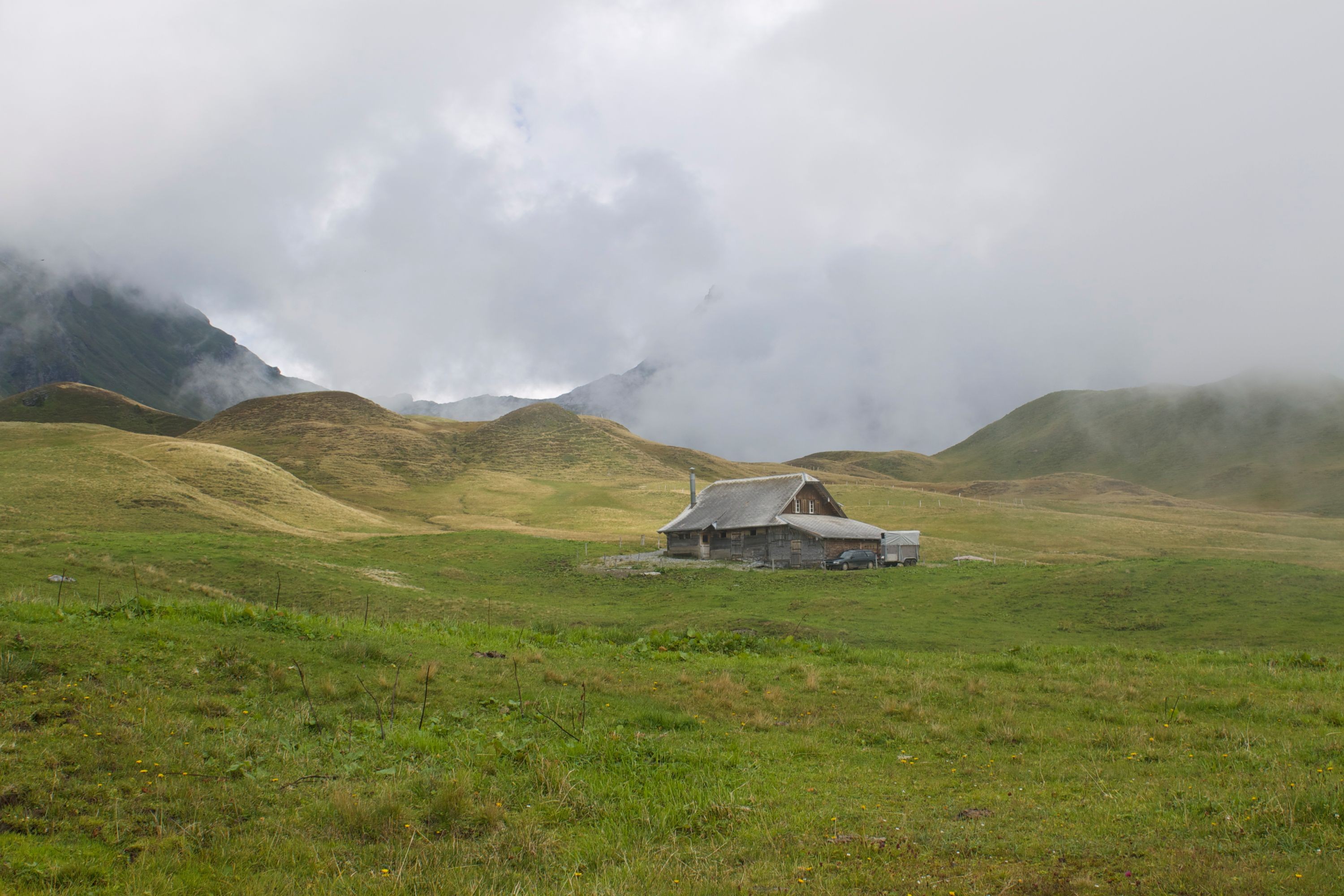 Bauernhaus auf der Tannalp