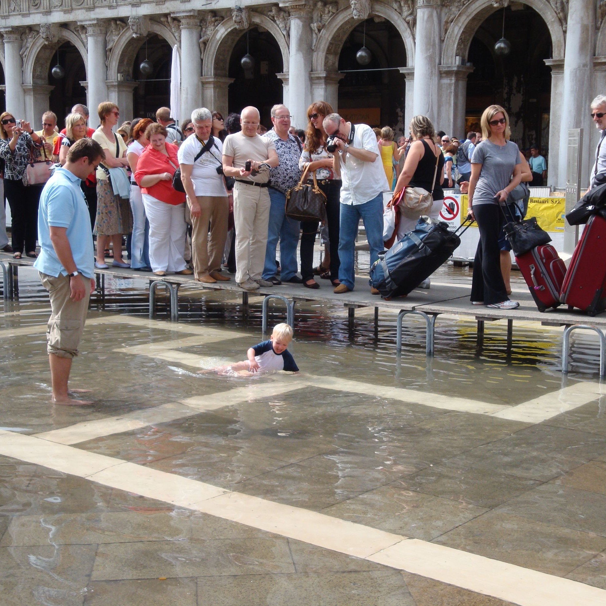 In Venedig gehört Hochwasser fast zum Alltag.