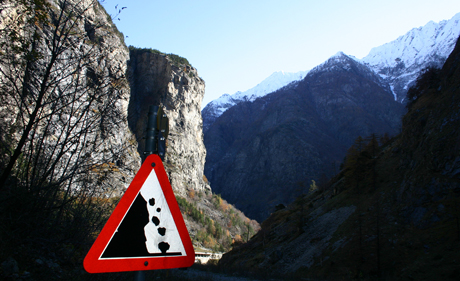 Steinschlag: Ein grosses Problem am Simplon.