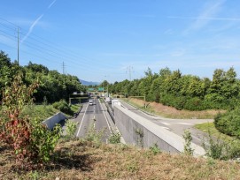 Rathausen-Tunnel vor der Stadt Luzern