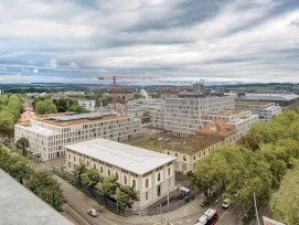 Baustelle zur Umnutzung des Zeughausareals in Bern