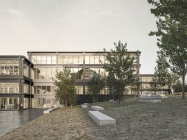 Visualisierung für den Neubau der Technischen Fachschule Bern