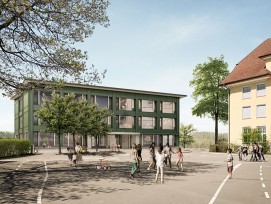 Visualisierung Schulhaus Littau Dorf