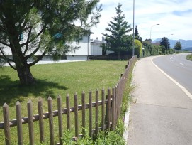 Holzhäusernstrasse in Hünenberg.