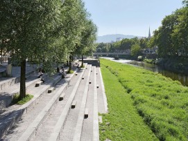 Sigi Feigel-Terrasse an der Sihl in Zürich