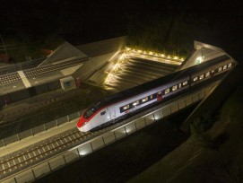 Testfahrt mit Giruno-Zug durch Ceneri-Basistunnel