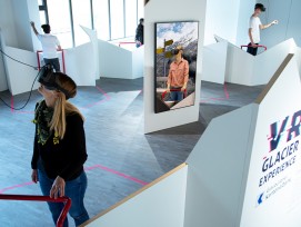 Ausstellung VR Glacier Experience in Pontresina