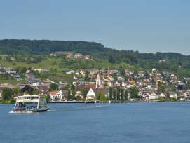 Blick auf Meilen vom Züricksee aus