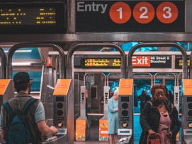 Subway, New York.