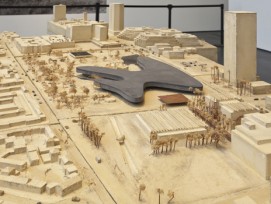 Modellfoto des überarbeiteten Zumthor-Entwurfs für den LACMA-Neubau (Bild: zvg)