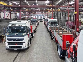 LKW-Flotte der Bewetec AG