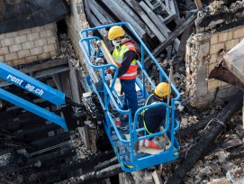 Brand Sanierung Blockrandbebauung HB Zürich