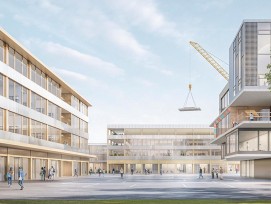 Visualisierung neuer Campusplatz der Empa