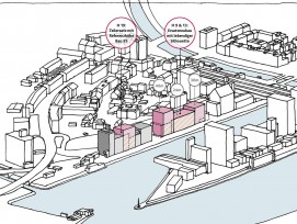 Zukünftige Entwicklung des Ostquais in Basel