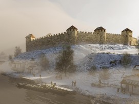 Monographie Turicum Kastell auf Lindenhofhügel