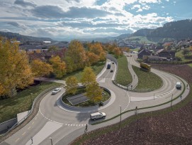 Visualisierung Umfahrung Oberburg Kreisel