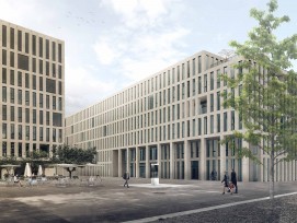 Visualisierung Neubau Verwaltungsgebäude Guisanplatz