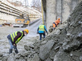 Fossiliensuche auf RBS-Baustelle in Bern