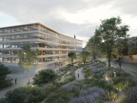 Visualisierung neuer HSG-Campus in St. Gallen