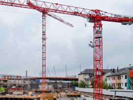 Überbauung beim Letzigrundstadion in Zürich