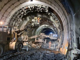 Bauarbeiten Riedbergtunnel