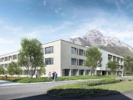 Visualisierung Erweiterung Kantonsschule Sargans