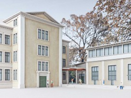 Visualisierung Erweiterung Schulanlage Mühlebach in Zürich