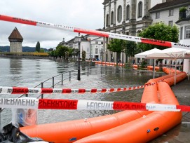 Vorbereitungen Stadt Luzern gegen Hochwasser