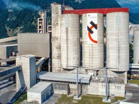 Holcim-Zementwerk in Untervaz