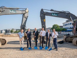 Spatenstich für Neubau Dreiklang des Kantonsspitals Aarau