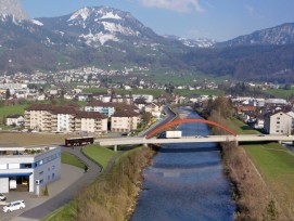 Muotabrücke West, Ibach; Neubau; Visualisierung