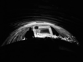 Zwischenangriff im Paragneis Gotthard Strassentunnel