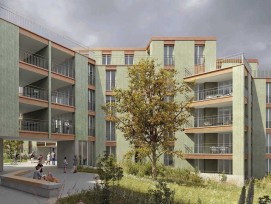 Visualisierung Ersatzneubau Wohnsiedlung Salzweg Zürich-Altstetten