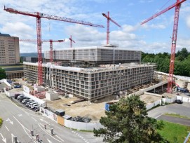 Neubau Kantonsspital Baden im August 2021