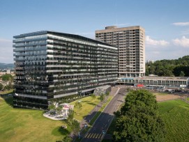 Blick auf das Stadtspital Triemli in Zürich