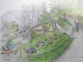 Visualisierung Fluhmühlepark Stadt Luzern