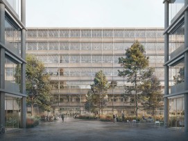 Visualisierung Neubau Kosmos Naturwissenschaften Uni Bern