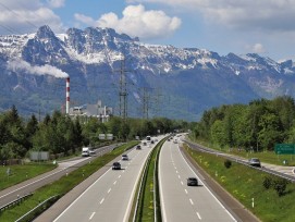 Autobahn nach St. Gallen