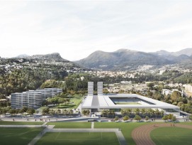 Visualisierung neues Stadion Lugano