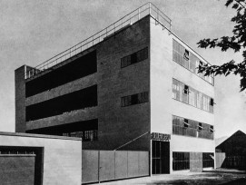 Gewerbegebäude im Tribschenquartier in Luzern um 1933