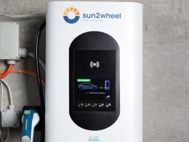 Bidirektionale Ladestation Elektroauto Sun2wheel